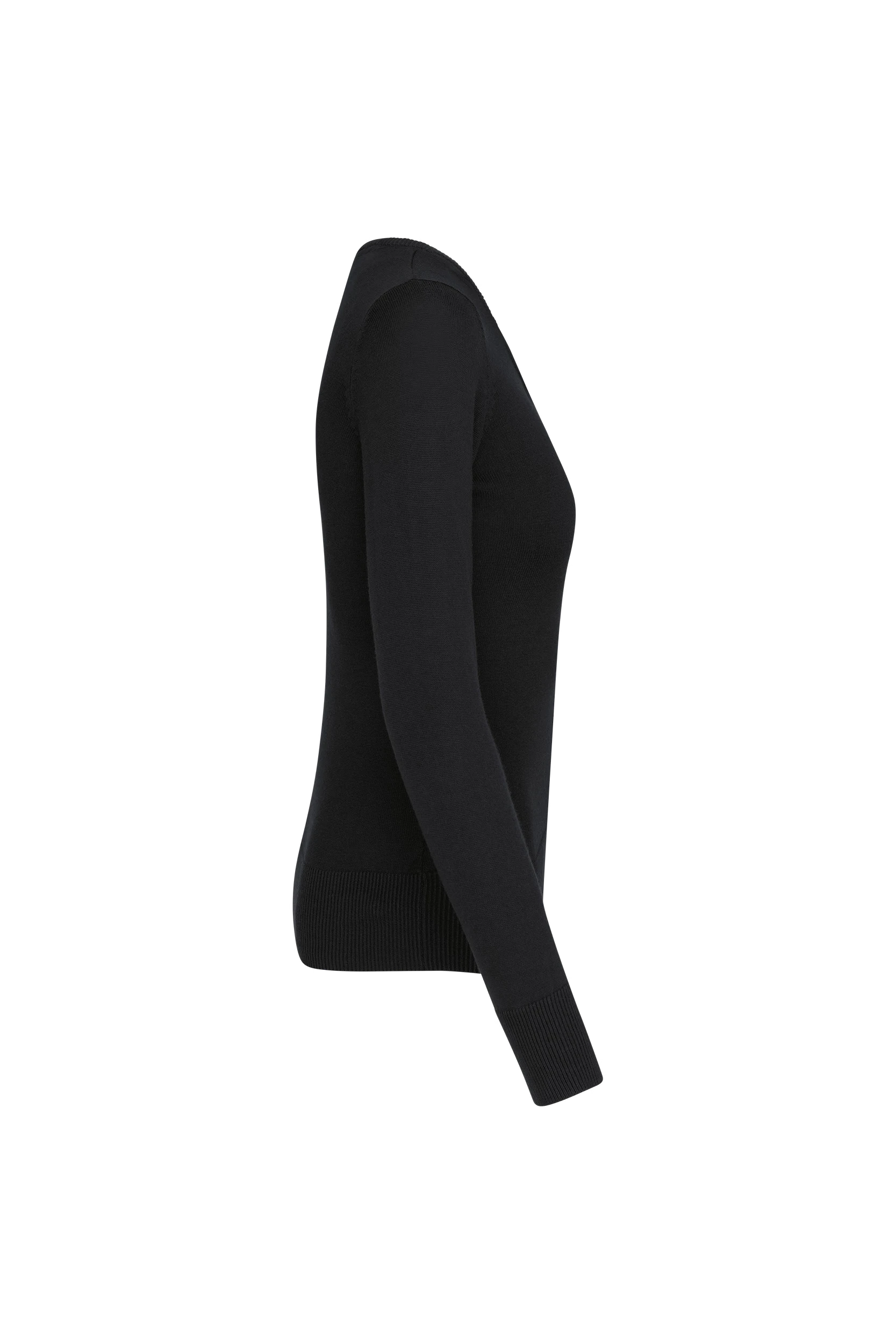 Pull col v noir