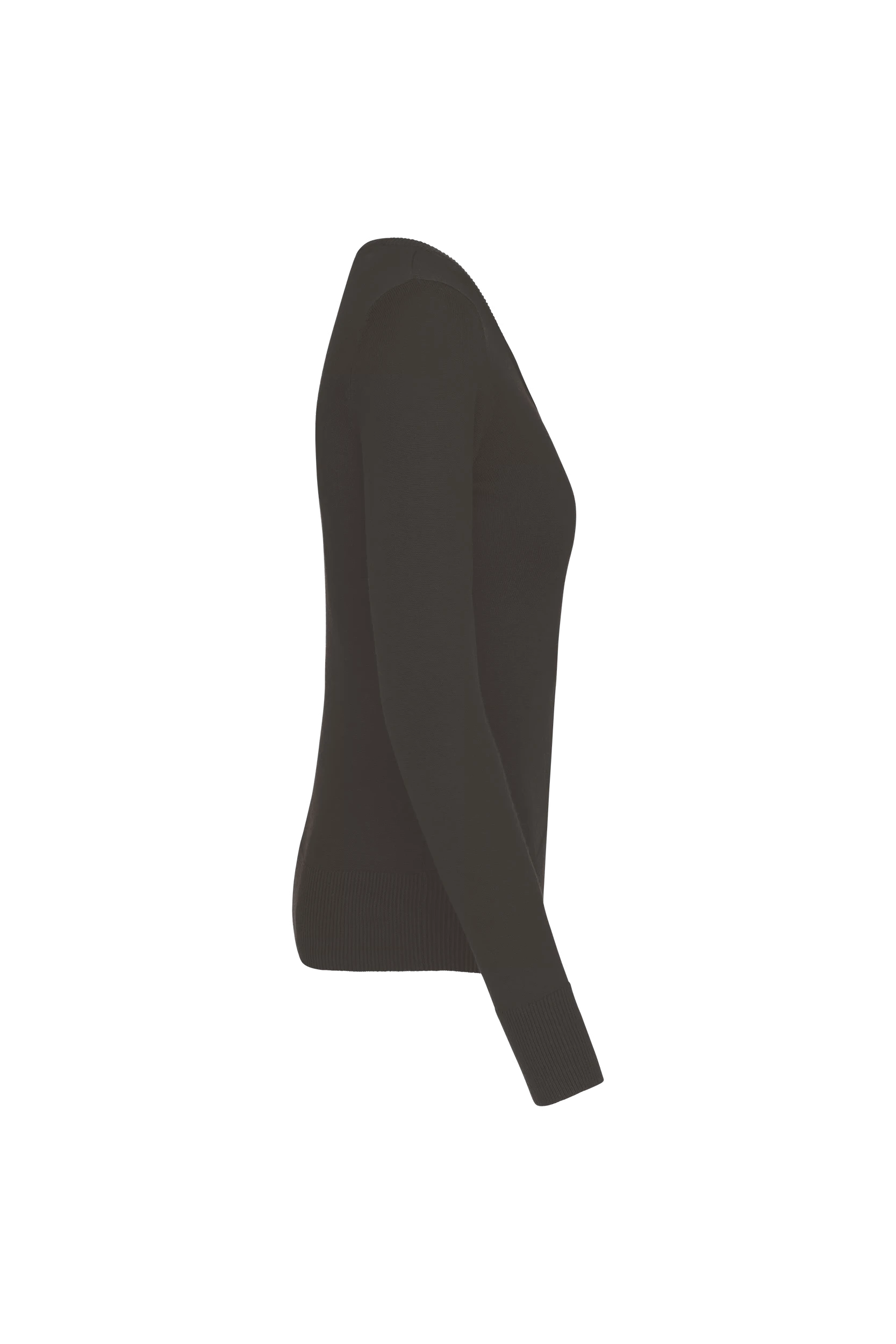Pull col rond gris foncé