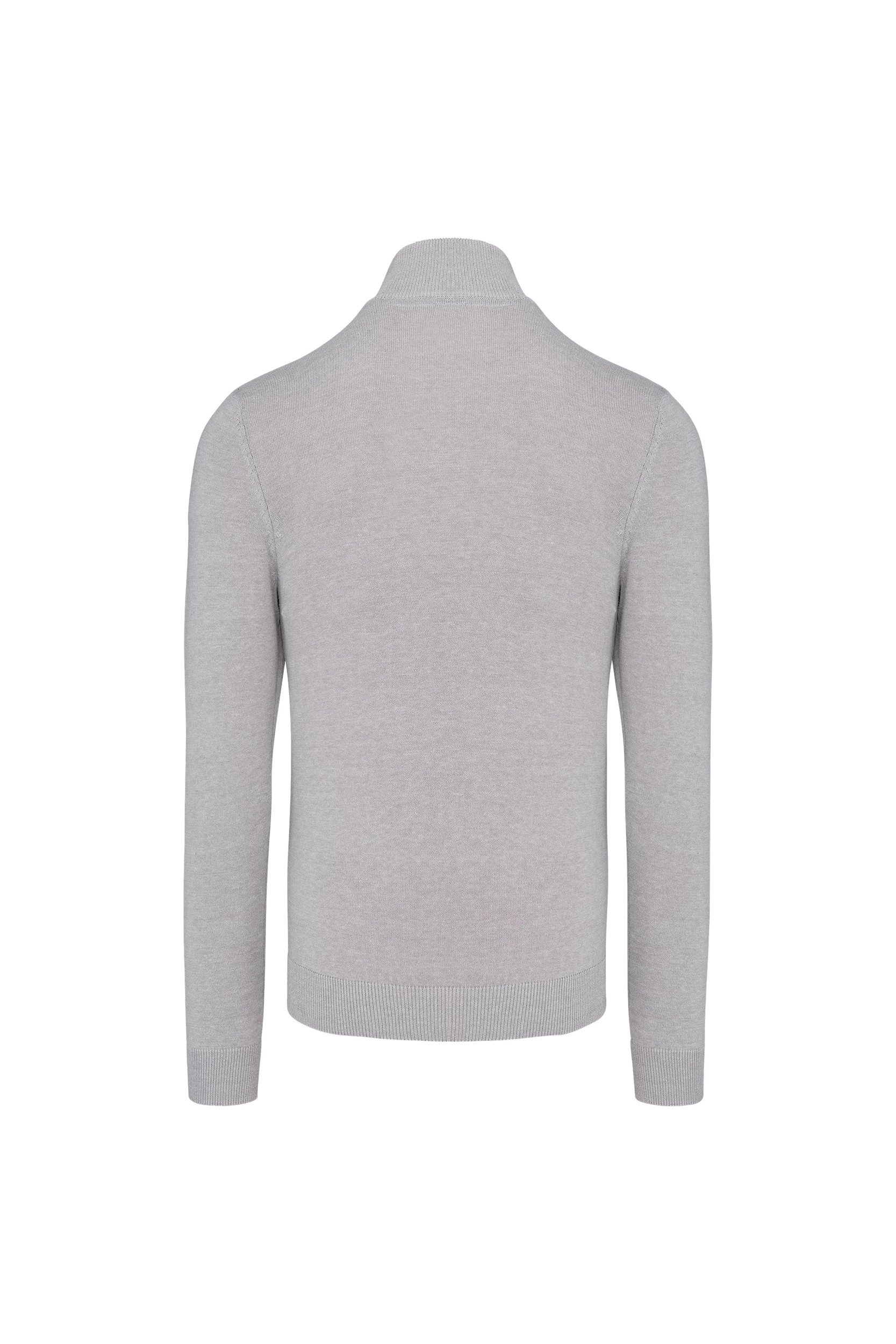 Pull 1/4 zip gris