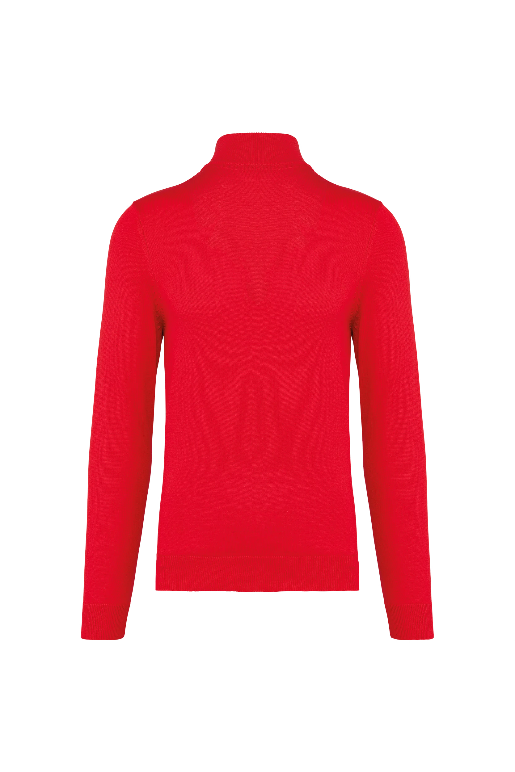 Pull 1/4 zip rouge