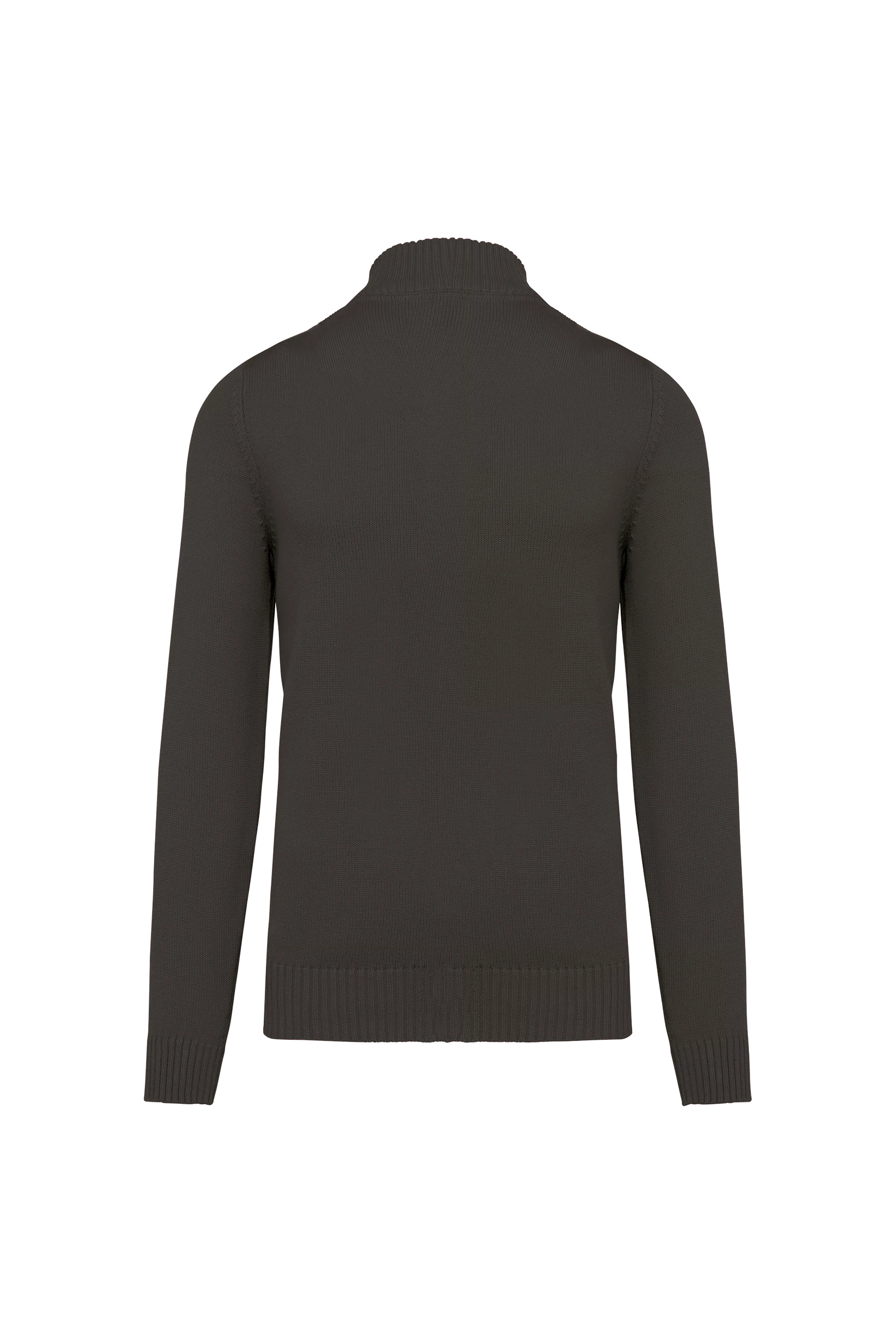 Cardigan zippé gris foncé