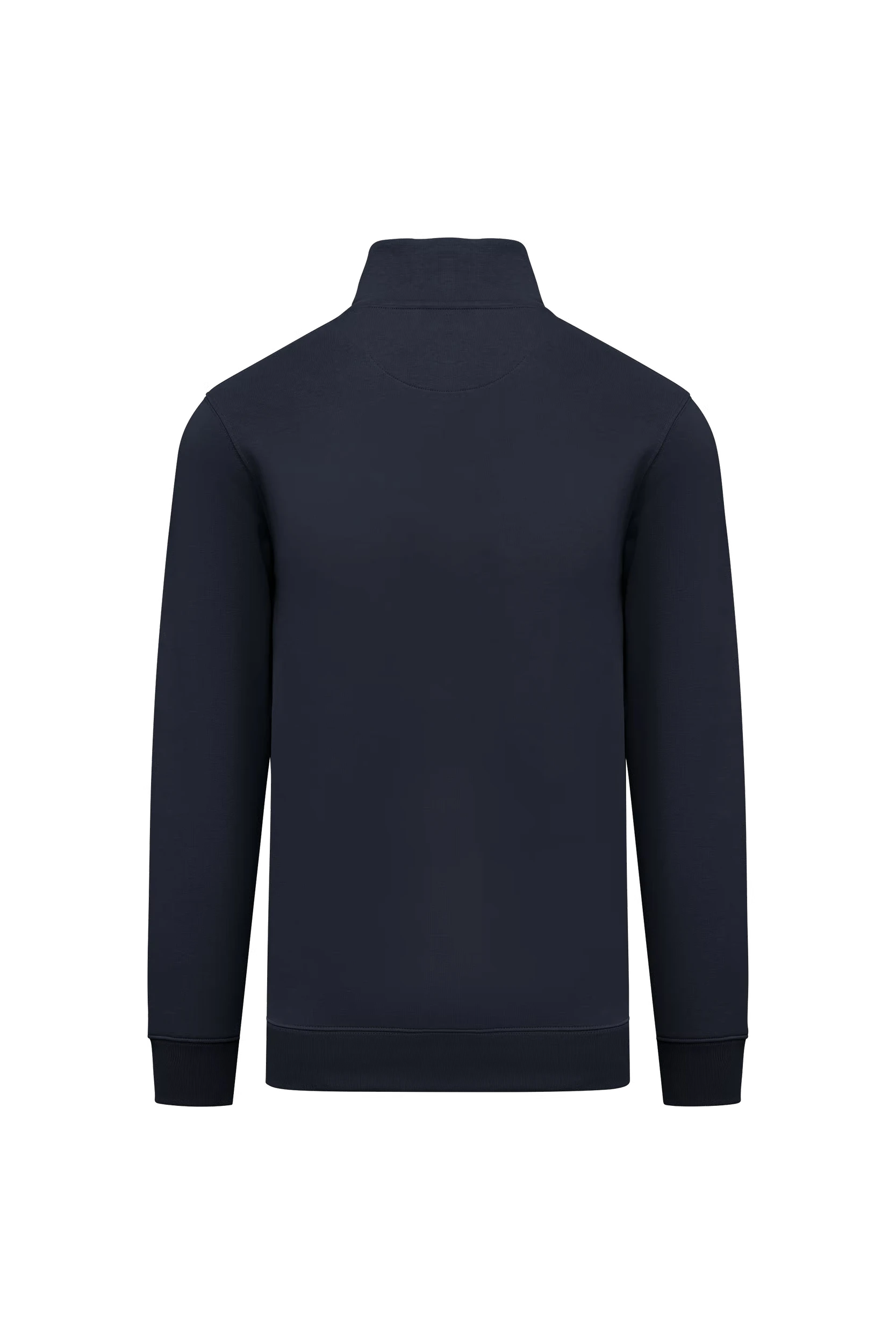 Sweat-shirt à col montant marine