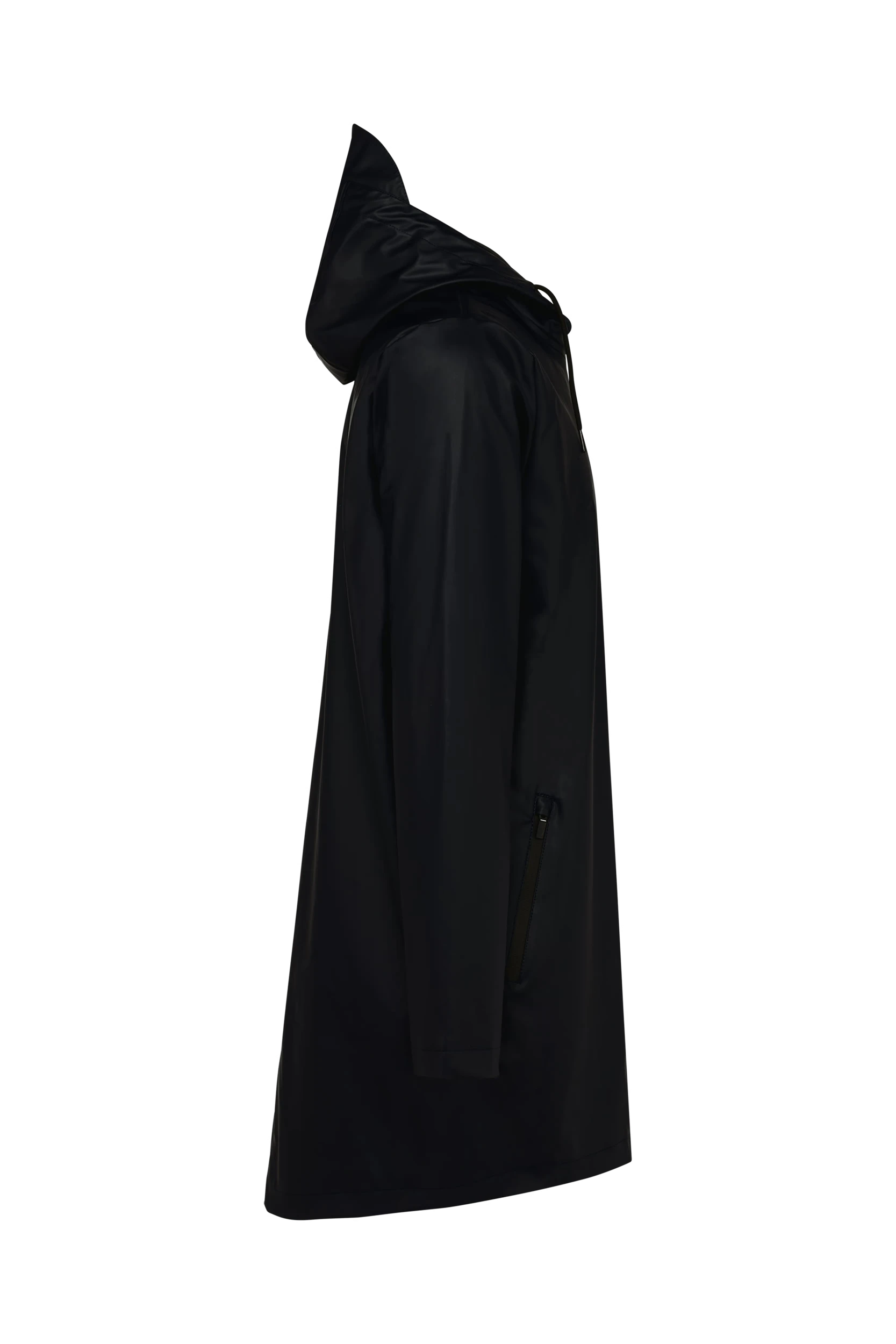 Veste de pluie unisexe noir