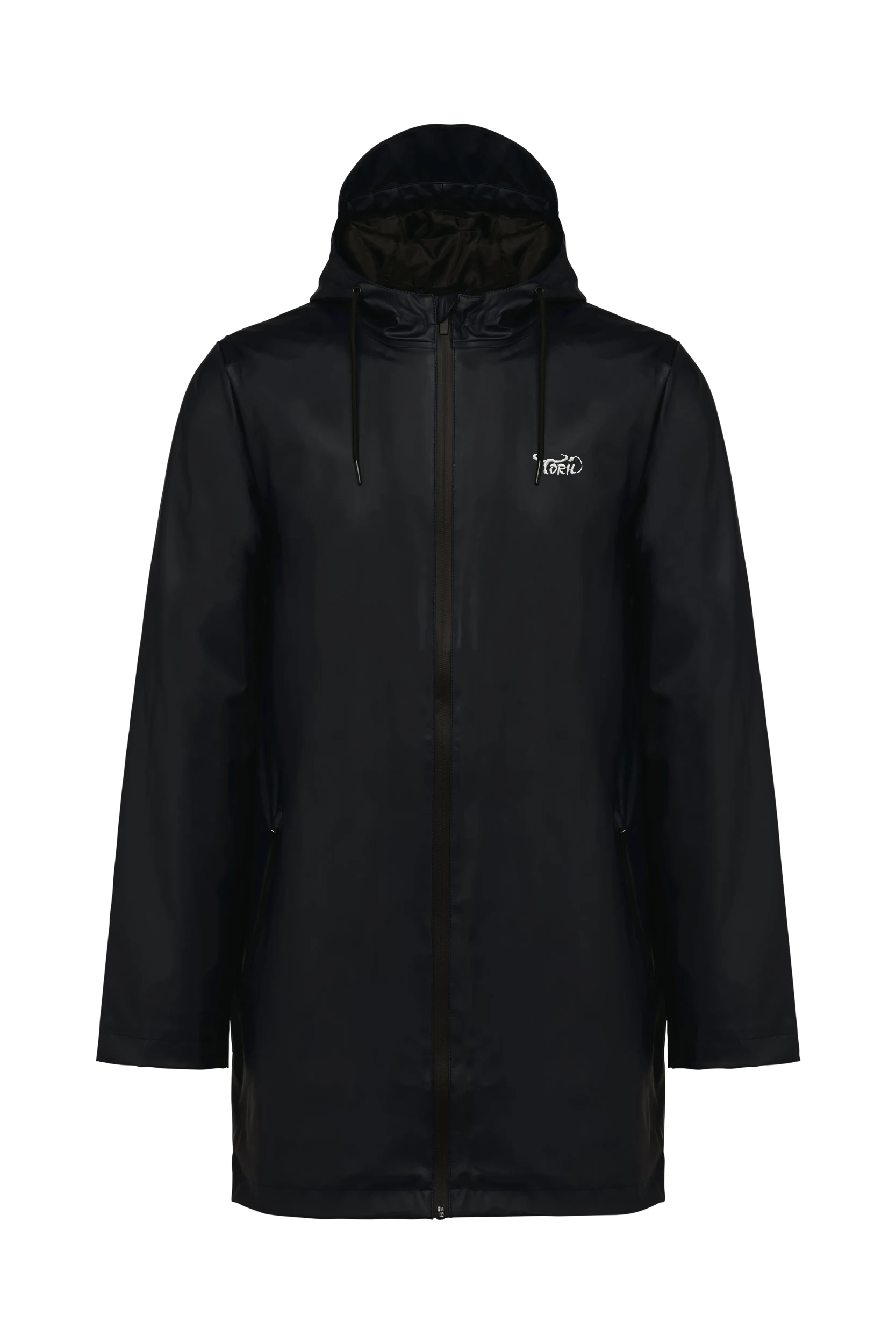 Veste de pluie unisexe noir