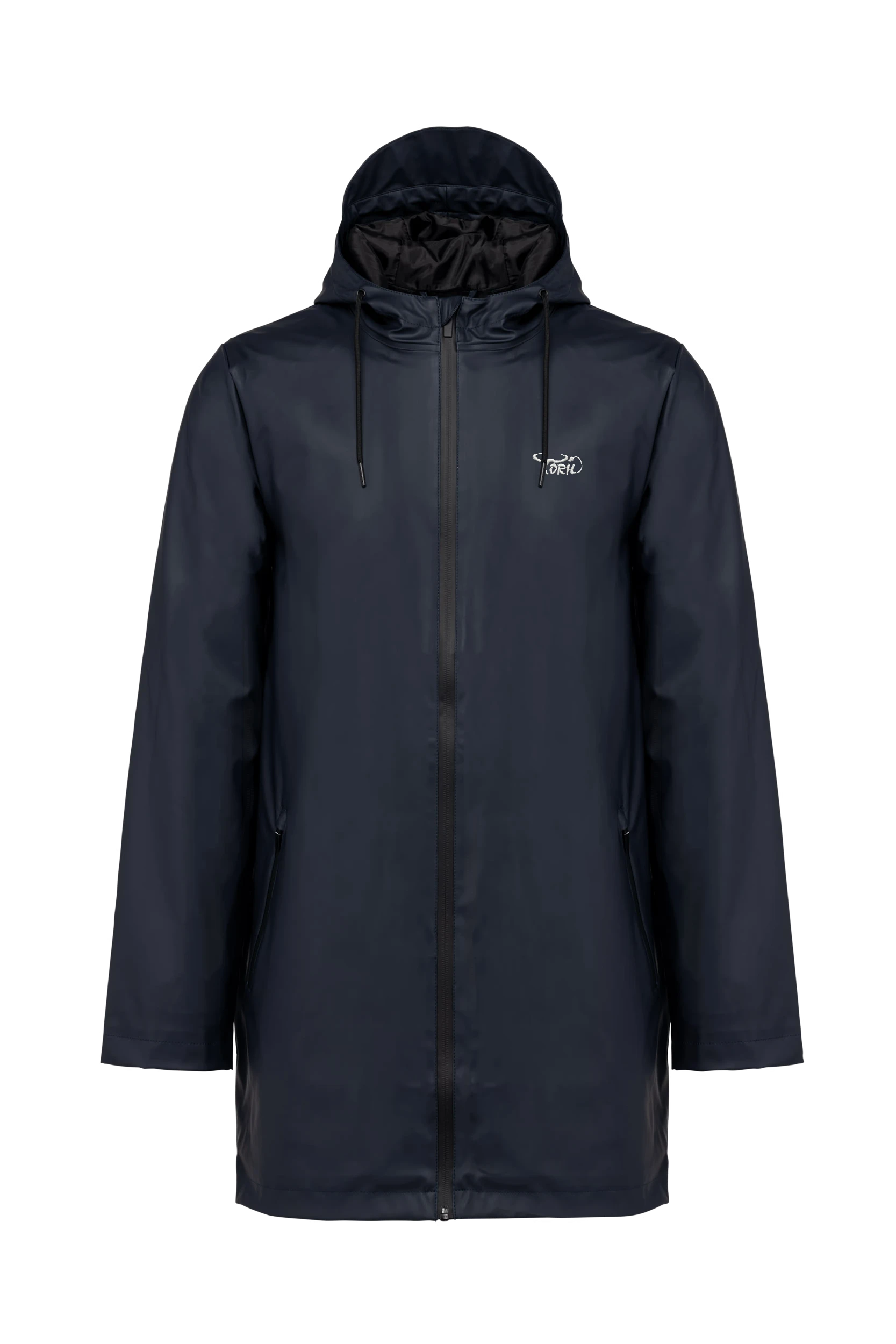 Veste de pluie unisexe marine